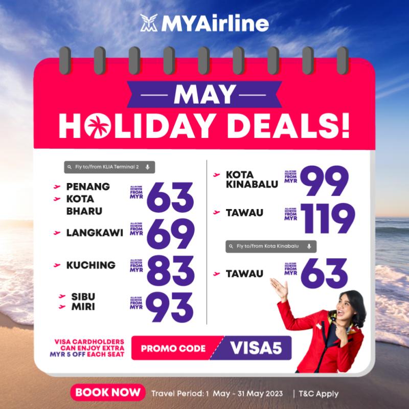 MYAirline May 2023 Holiday Deals 1 MYAirline