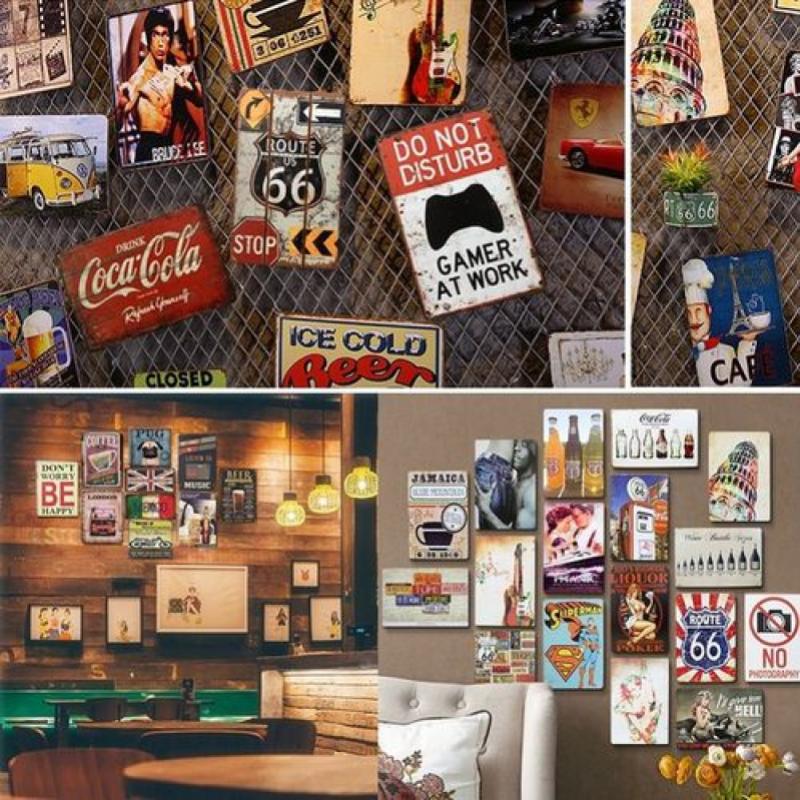 Top 20 Best Gaming Room Decor Ideas in Malaysia 2025 10 Vintage-Interior-Design-Sign