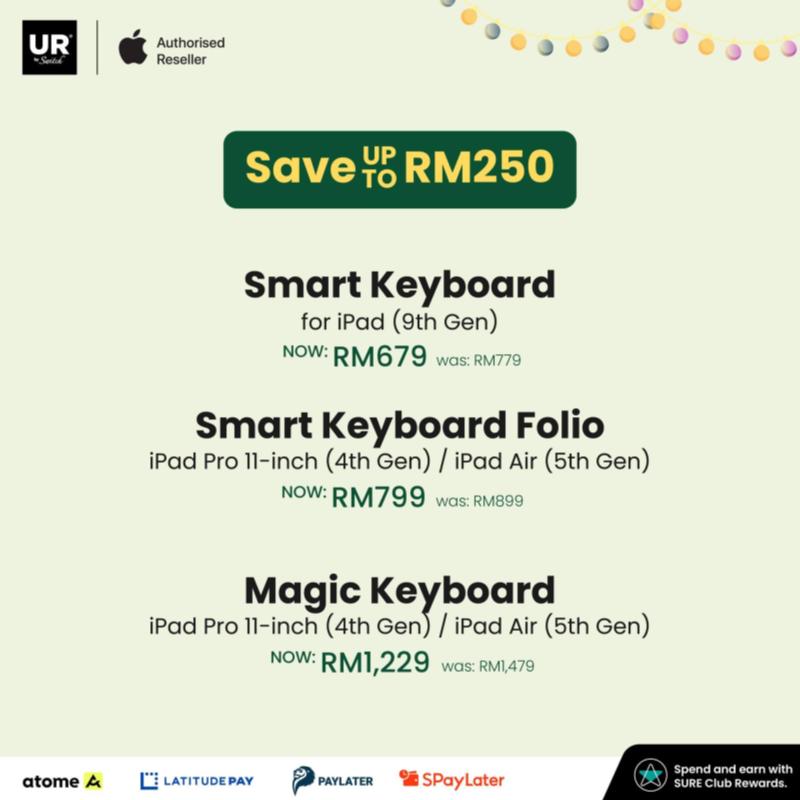 Save Up To RM500 On Apple Products at Urban Republic 9 apple--