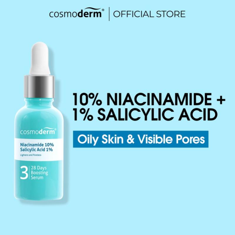 Top 10 Best Skincare Products For Teens in Malaysia 2025 5 Cosmoderm-Niacinamide--Salicylic-Acid---Days-Boosting-Serum