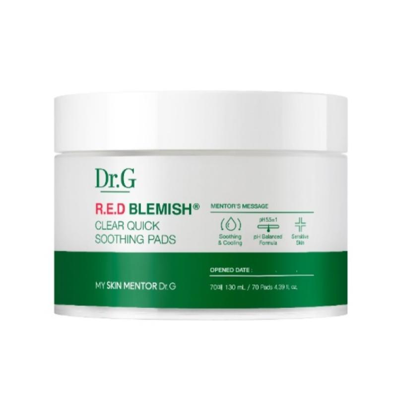 Top 10 Best Toning Pads in Malaysia 2025 10 Dr.G-R.E.D-BLEMISH-Clear-Quick-Soothing-Pads