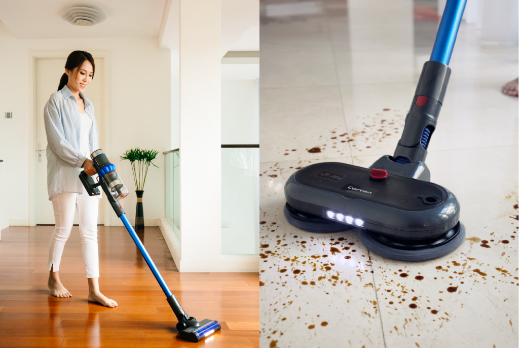 Corvan K18 Pro 2-in-1 Vacuum + Mop<br>Ditch the Dust and Embrace a Spotless House 1 Image-