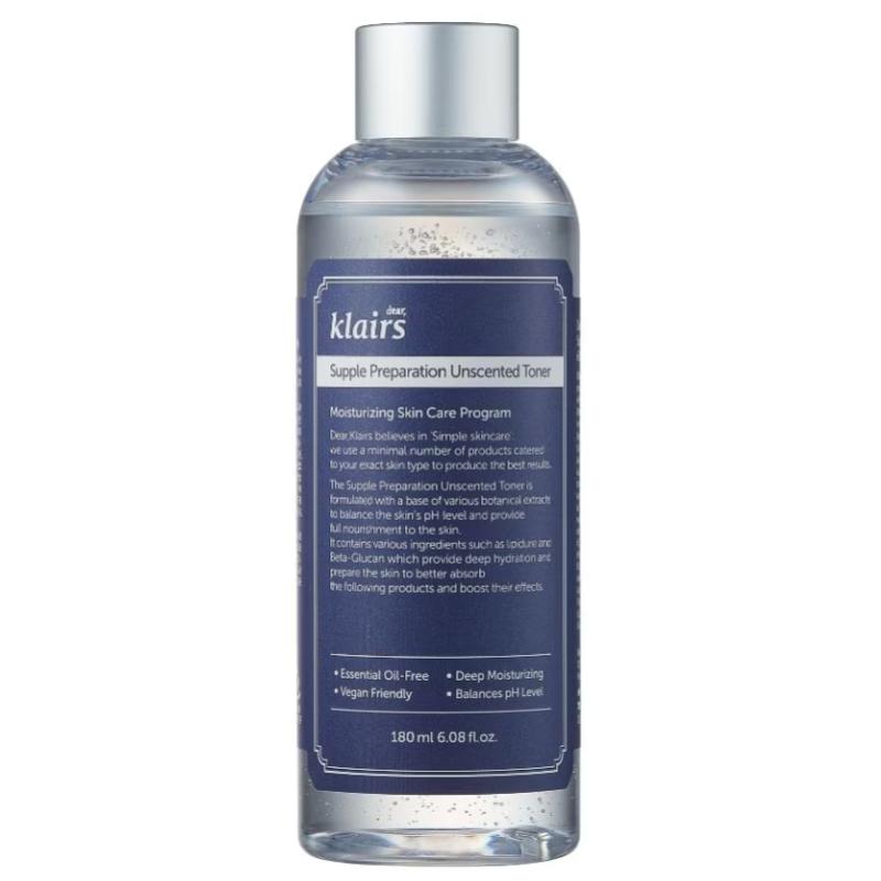 Top 15 Best Toners in Malaysia 2025 5 Klairs-Supple-Preparation-Unscented-Toner-