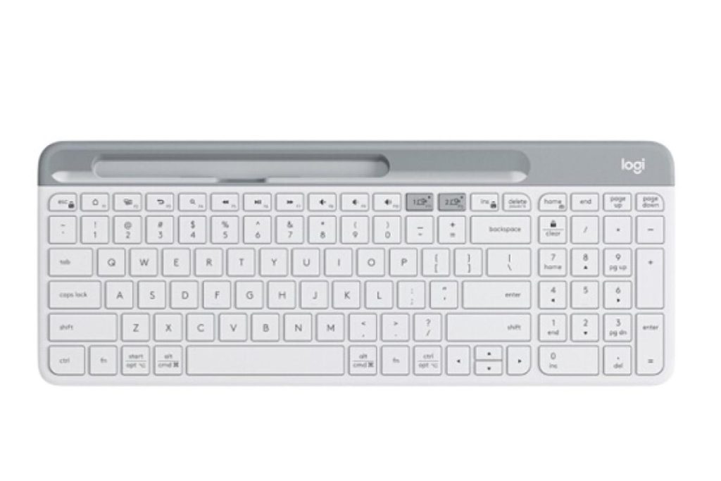 Top 8 Best White Keyboards in Malaysia 2025 6 Logitech-K-Slim-Multi-Device-Wireless-Keyboard