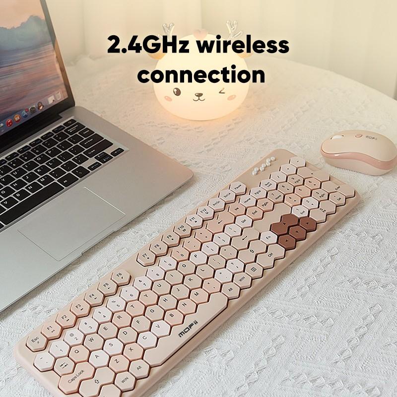 8 Papan Kekunci Berwarna Terbaik di Malaysia 2025 8 MOFII-Honey-Wireless-Keyboard