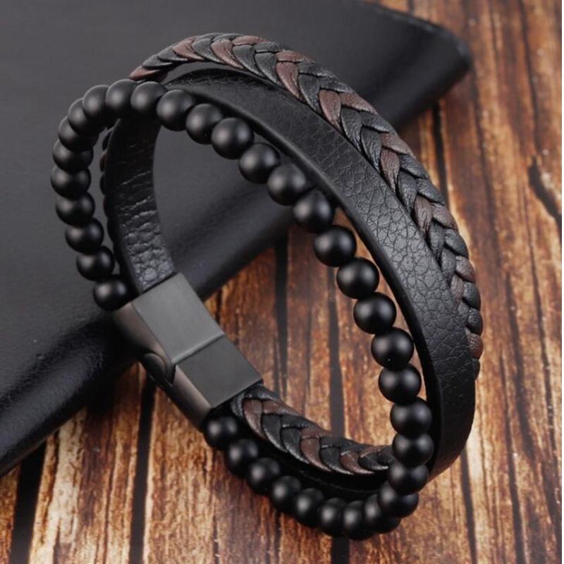 Top 7 Best Men's Bracelets in Malaysia 2025 3 Magnetic-Buckle-Wristband-Bracelet-Men