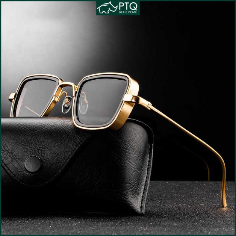 Top 8 Best Sunglasses For Men in Malaysia 2025 8 PTQ-Square-Sunglasses-Men-Retro-Metal-Trend
