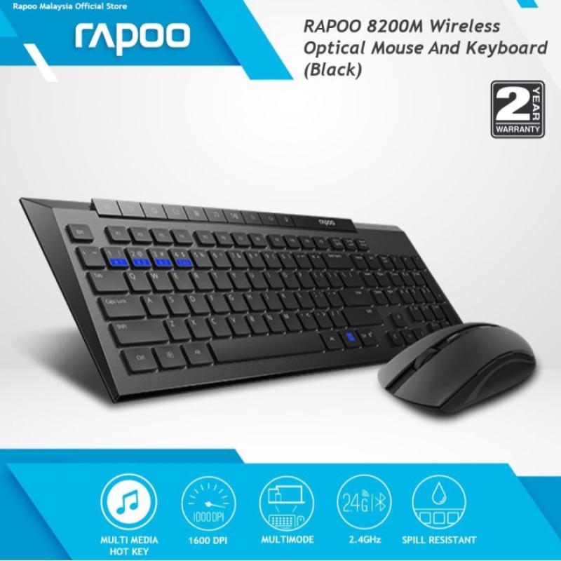 Top 8 Best Black Keyboards in Malaysia 2025 6 RAPOO-M-Silent-Wireless-Keyboard