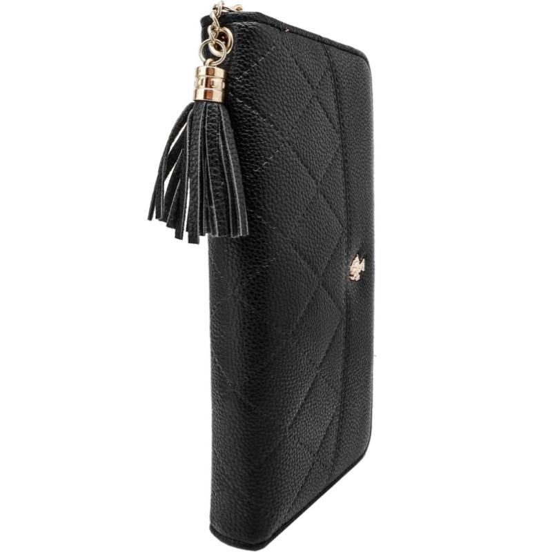 Top 8 Best Women's Zipper Wallets in Malaysia 2025 4 Swiss-Polo-Ladies-Zipper-Long-Purse-SLP---Black