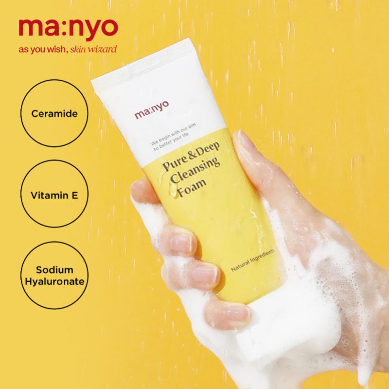 Top 10 Best Foaming Cleansers in Malaysia 2025 10 manyo-Pure-Deep-Cleansing-Foam
