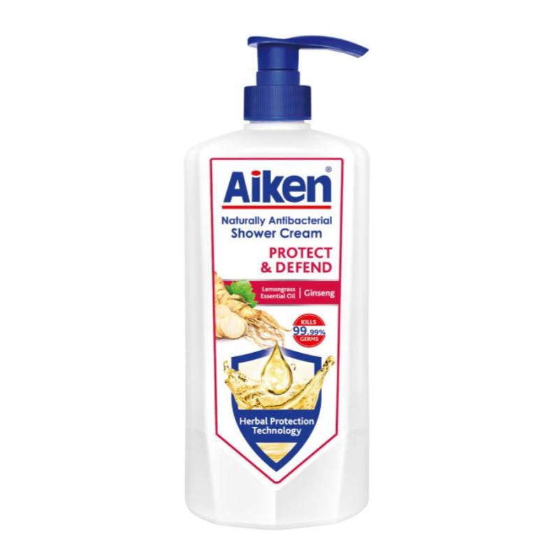 <strong>Top 10 Best Antibacterial Body Washes in Malaysia 2025</strong> 8 Aiken-Antibacterial-Shower-Cream-Protect-Defend