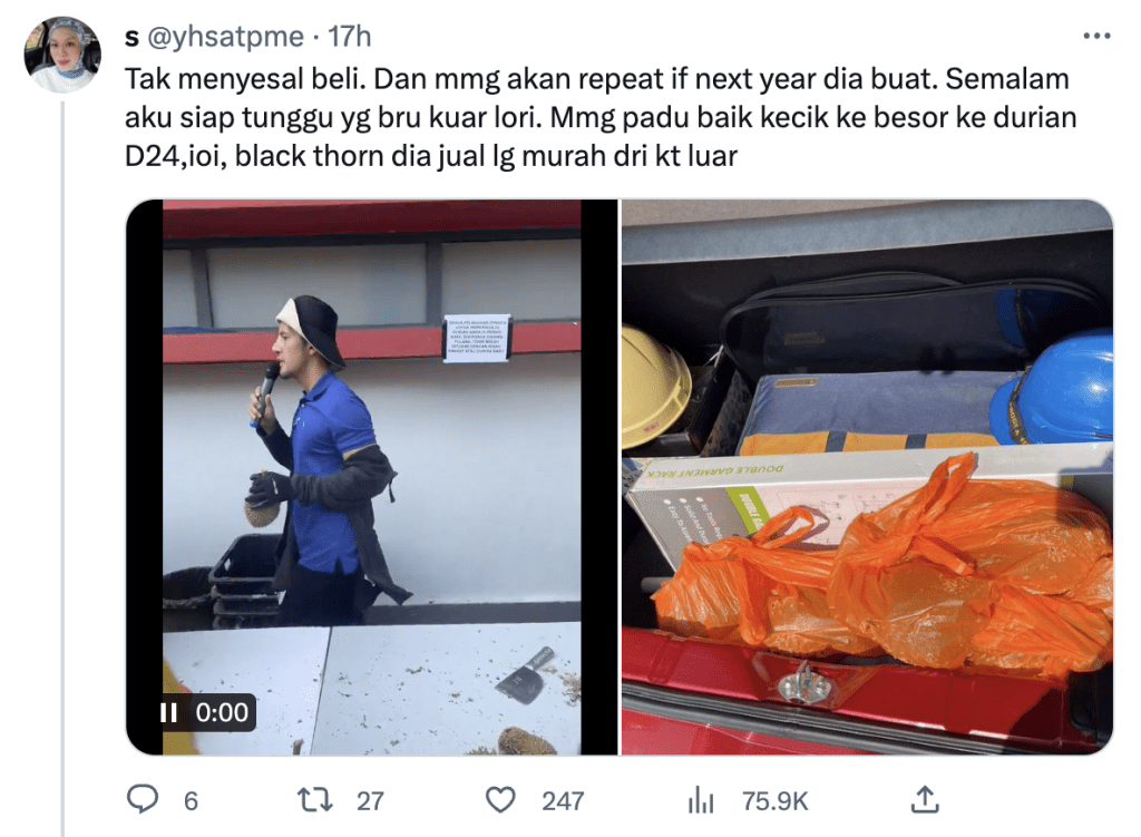 <strong>Durian Rahmah RM5: Famous Celebrity Entrepreneur Aliff Syukri Sells Durian For Only RM5 per KG</strong> 5 Aliff-Syukri-