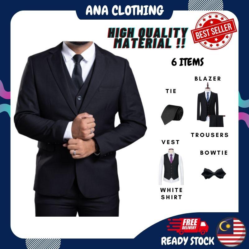 Top 6 Best Men's Lounge Suits in Malaysia 2025 4 Ana-Clothing-Slimfit-Men-Suit