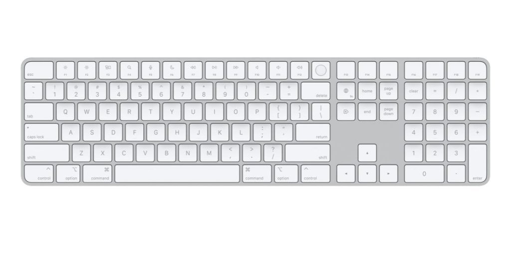Top 7 Best Keyboards for Mac in Malaysia 2025 8 Apple-Magic-Keyboard-with-Touch-ID-and-Numeric-Keypad