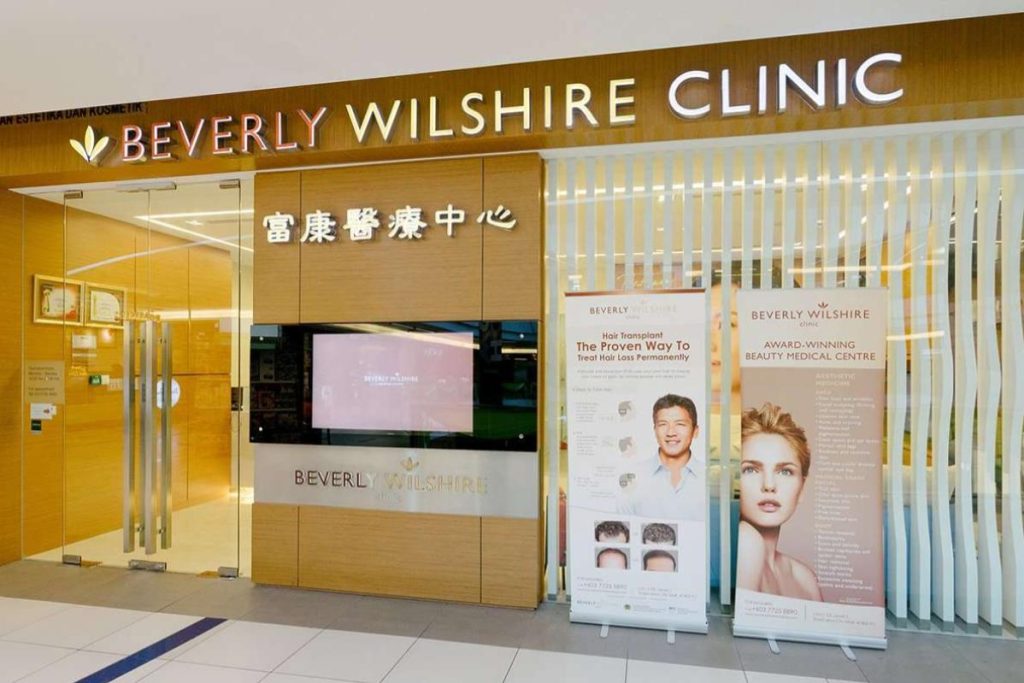 <strong>10 Pusat Rawatan Rambut Gugur Terbaik di Selangor 2025</strong> 6 Beverly-Wilshire-Aesthetic-Clinic-PJ--Damansara-Mall