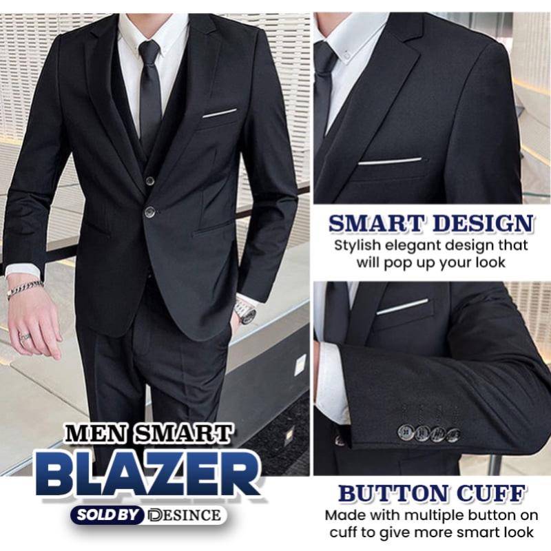 Top 6 Best Men's Lounge Suits in Malaysia 2025 2 DESINCE-Men-Blazer-Set-MW-