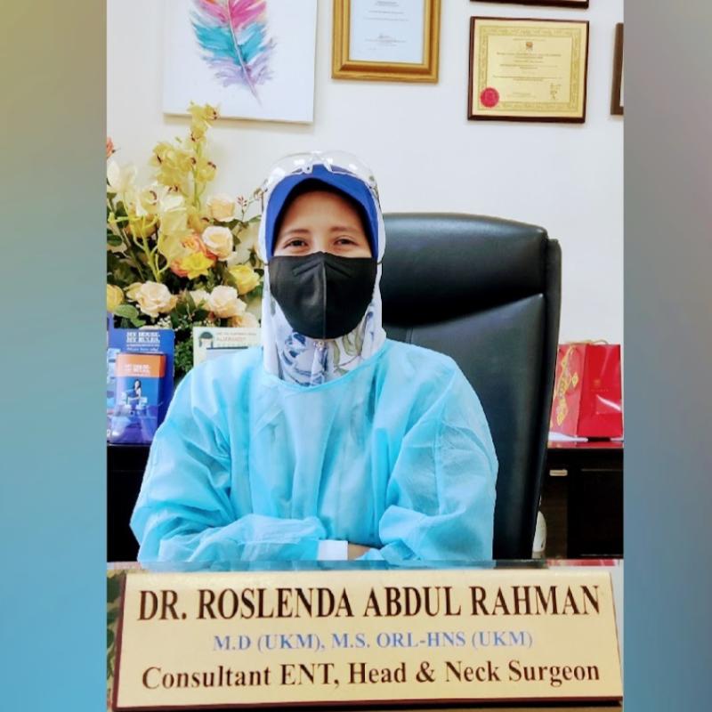 <strong>10 Klinik ENT Terbaik di Selangor 2025</strong> 12 Dr-Roslenda-Abdul-Rahman-Ear-Nose-Throat-ENT-Specialist-Head-Neck-Surgeon-@-AVISENA-
