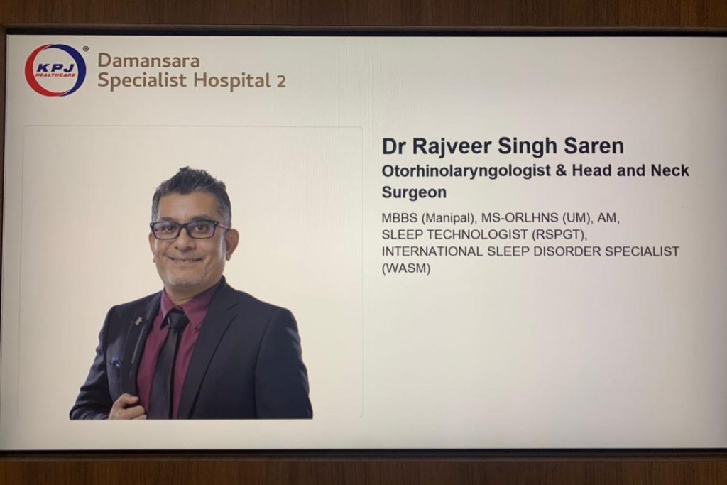 Top 10 Best ENT Clinics in Kuala Lumpur 2025 4 ENT-Specialist-Dr-Rajveer-Singh-Saren-@-Damansara-Specialist-Hospital-