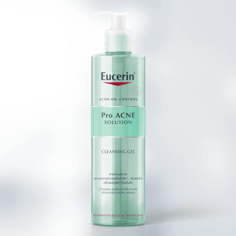 Top 10 Best Cleansers for Acne Prone Skin in Malaysia 2025 3 Eucerin-ProACNE-Solution-Cleansing-Gel-