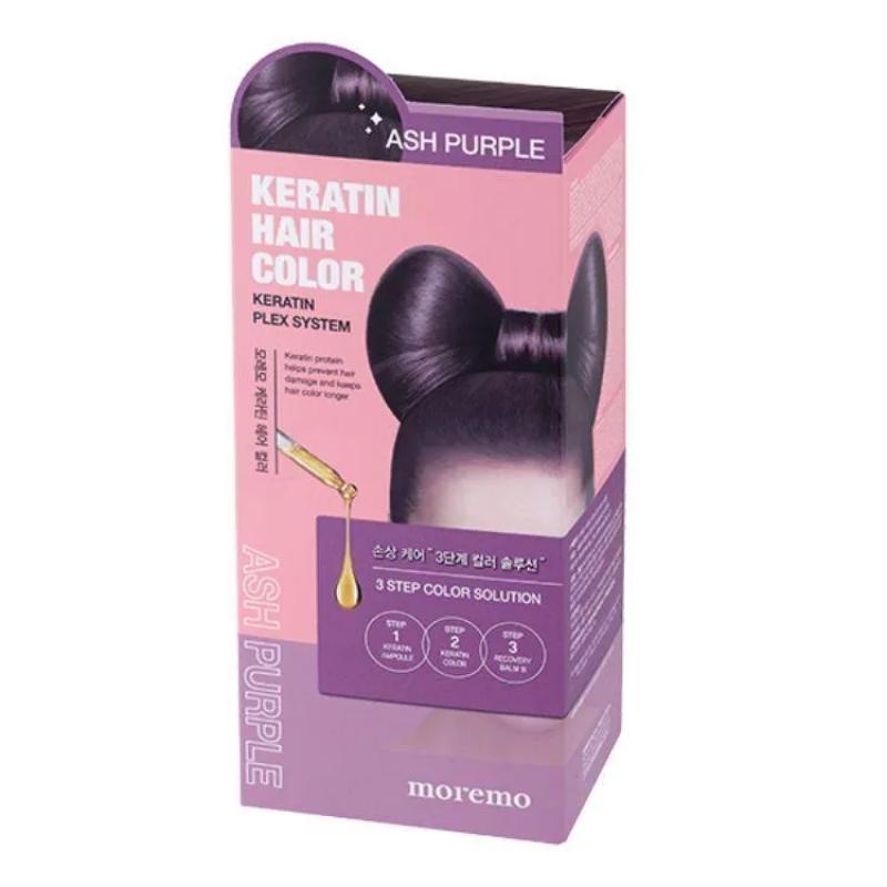 <strong>Top 10 Best Purple Hair Dyes in Malaysia 2025</strong> 10 Moremo-Keratin-Hair-Colour-in-Ash-Purple-