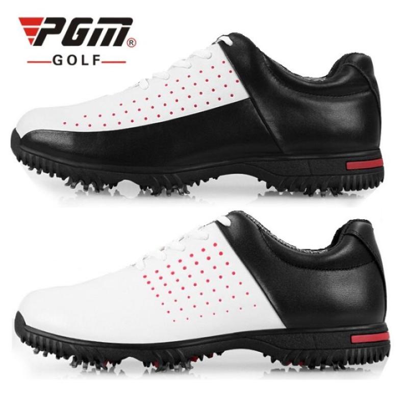 Top 8 Best Men's Golf Shoes in Malaysia 2026 8 PGM-high-quality-microfiber-leather-waterproof-men-golf-sport-traning-shoe-with-non-slip-base-breathable-massage-insole