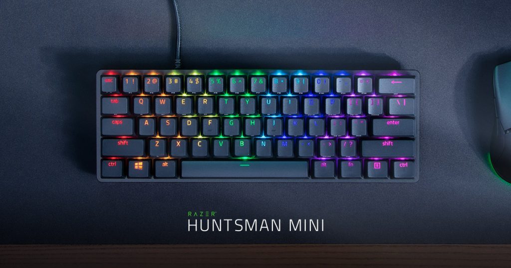 Top 10 Best RGB Keyboards in Malaysia 2025 7 Razer-Huntsman-Mini
