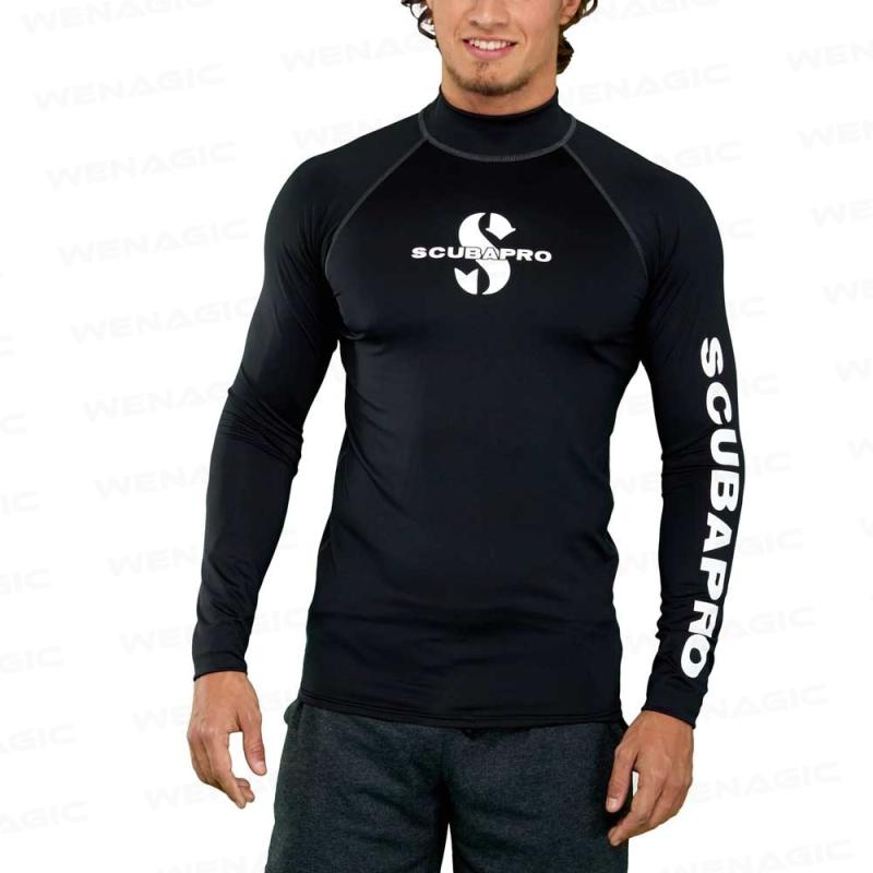 7 Rash Guard Terbaik Untuk Lelaki di Malaysia 2025 7 Scubapro-Men-Rashguard-Surfing-Clothes-Swimsuit-Rash-guard-Surf-Wear-Uv-Protection-Long-Sleeve-T-shirt-Swimwear-Diving-Tops-Wear-Beach-Skating