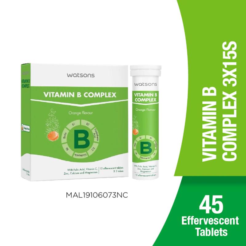 Top 10 Best Vitamin B Complex Supplements in Malaysia 2025 8 Watsons-VITAMIN-B-COMPLEX