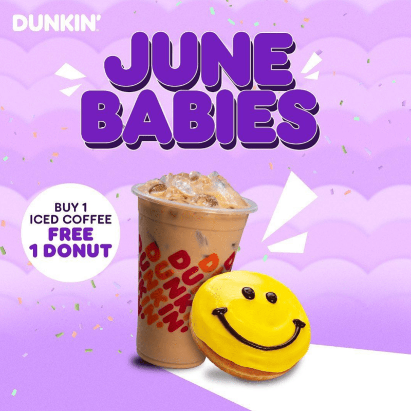 All The Birthday Treats For June Babies 12 dunkin
