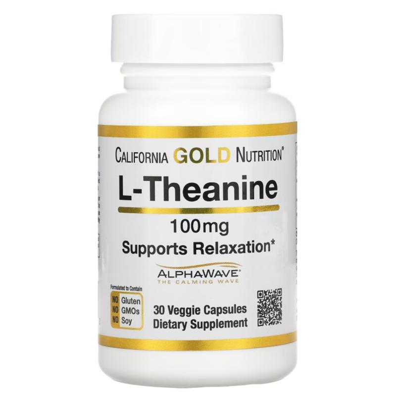 Top 10 Best Supplements for Anxiety in Malaysia 2025 8 California-Gold-Nutrition-L-Theanine-