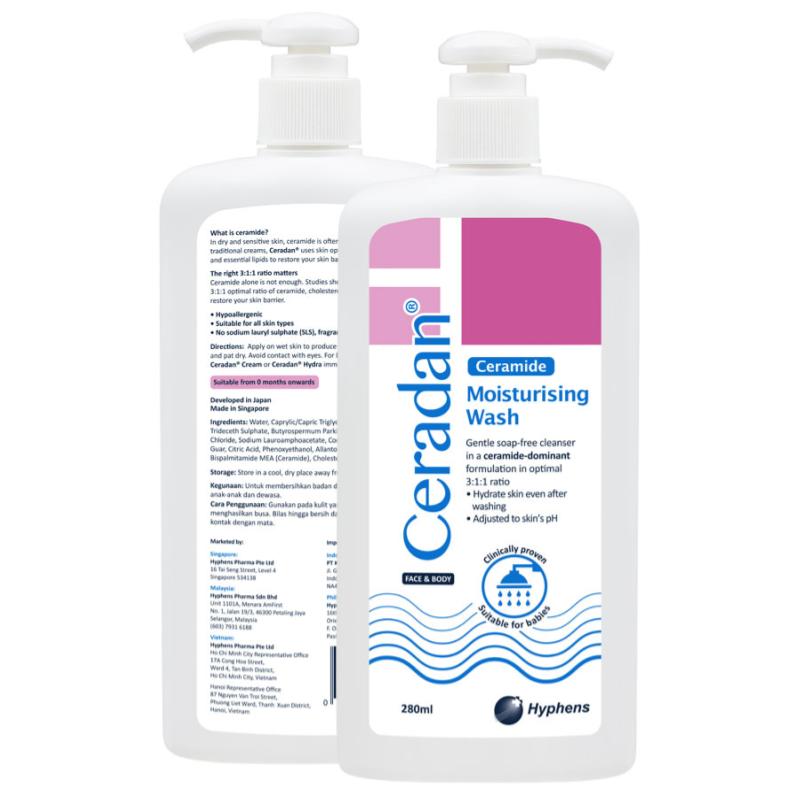 Top 10 Best Body Washes For Dry Skin in Malaysia 2025 6 Ceradan-Moisturising-Body-Wash-