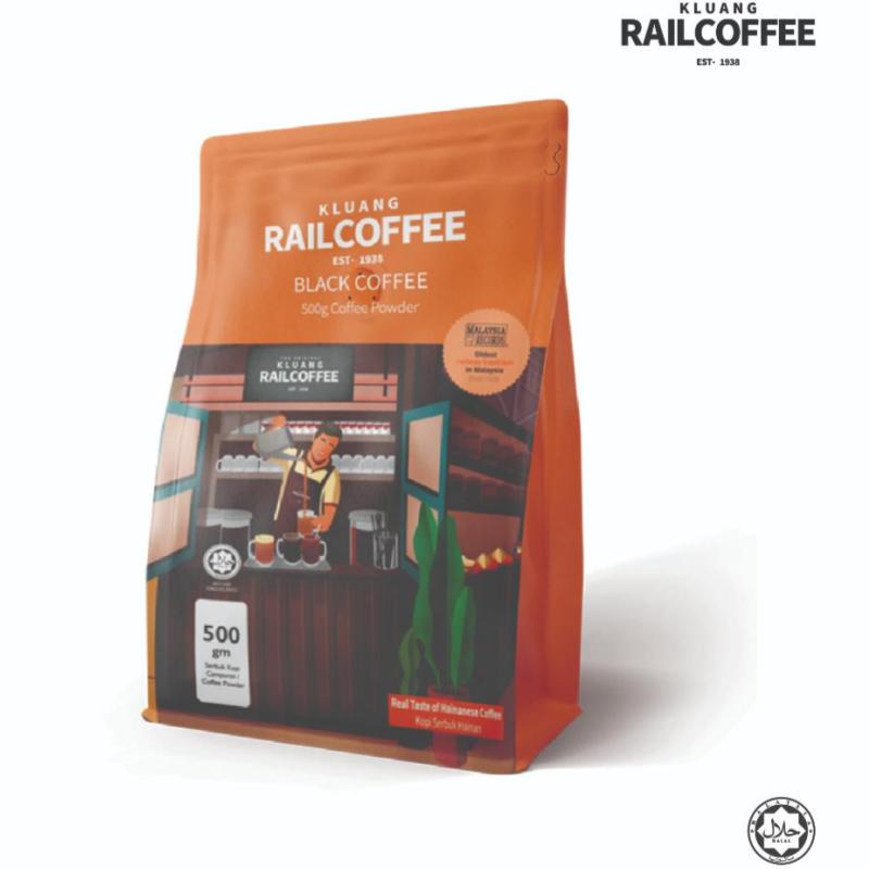 Top 15 Best Coffee Powders in Malaysia 2025 5 Kluang-Railcoffee-Black-Coffee-Powder