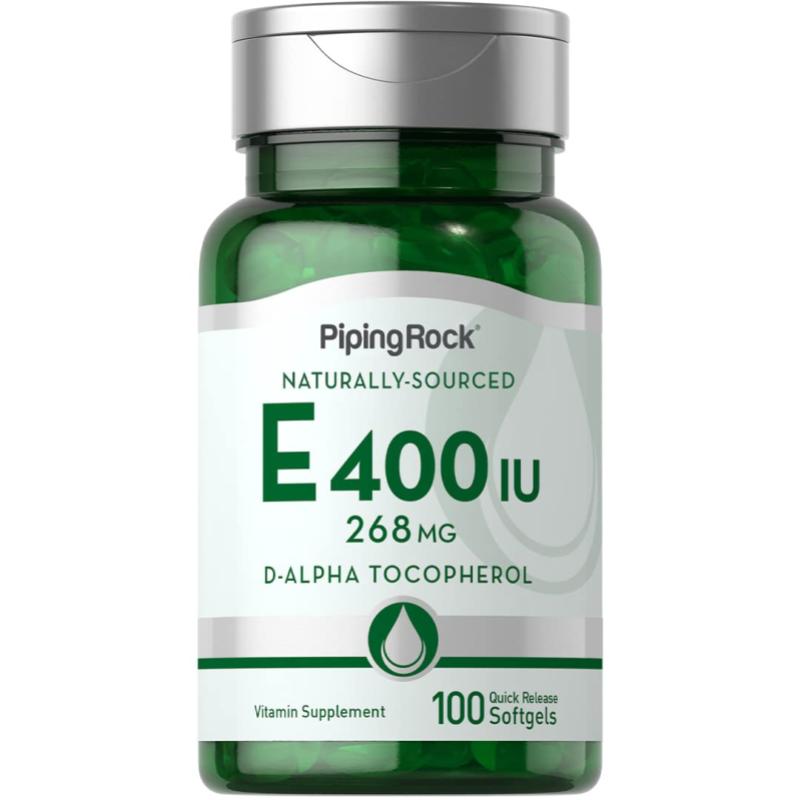 Top 9 Best Vitamin E Supplements in Malaysia 2025 10 Piping-Rock-Natural-Vitamin-E--IU