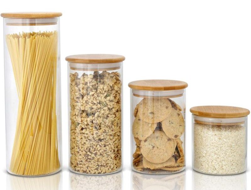 10 Balang Kaca Terbaik di Malaysia 2025 4 Rumaco-Bamboo-Lid-Glass-Jar