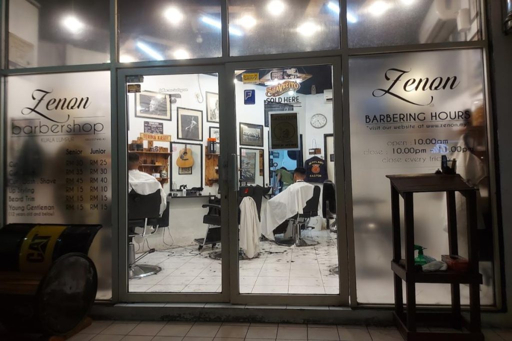 Top 20 Best Barber Shops in KL & Selangor 2025 10 Zenon-Barbershop
