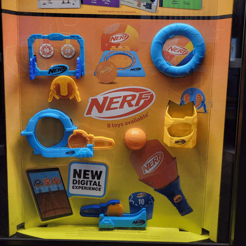 <strong>McDonald's NEW Happy Meal NERF Toys</strong> 1 nerf