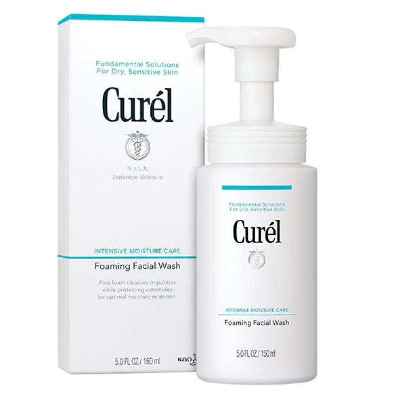 Top 10 Best Cleansers For Sensitive Skin in Malaysia 2025 7 Curel-Foam-Facial-Wash