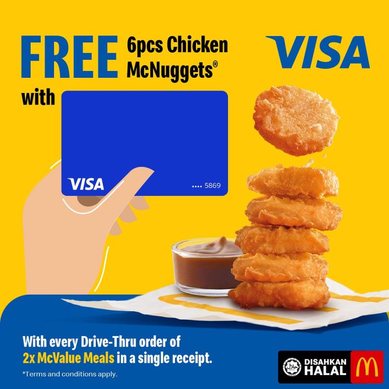 Get 6 Pcs of Free McNuggets With a Visa Card From August 2023 1 untitled-square-presentation---T.-