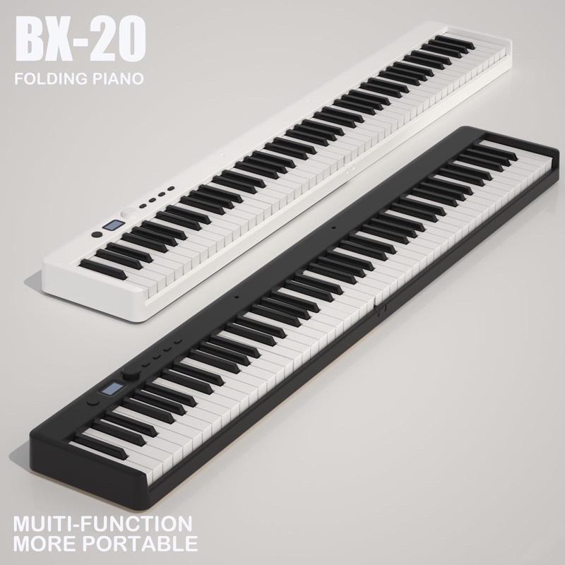 Top 9 Best Portable Keyboard Pianos in Malaysia 2025 4 BX-PRO-Foldable-and-Rechargeable--keys-Bluetooth-Piano-Keyboard-