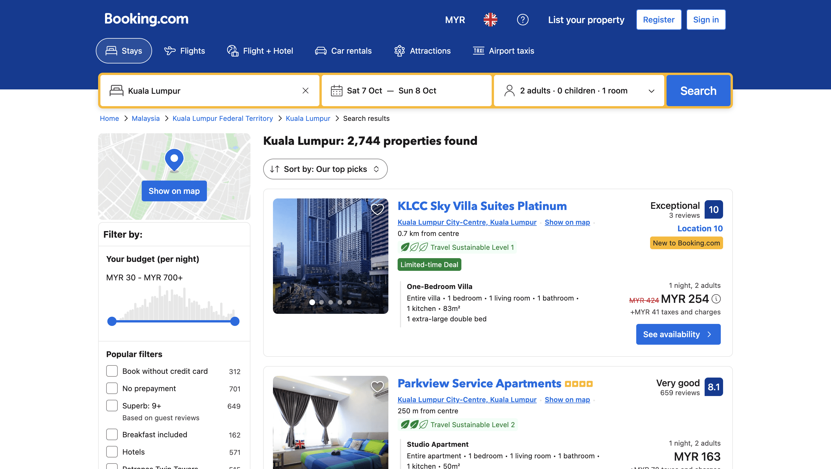 Top 8 Best Hotel Booking Sites in Malaysia 2025 3 Booking.com