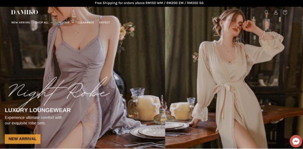 Top 10 Best Online Lingerie Shops in Malaysia 2025 3 DAMIKO