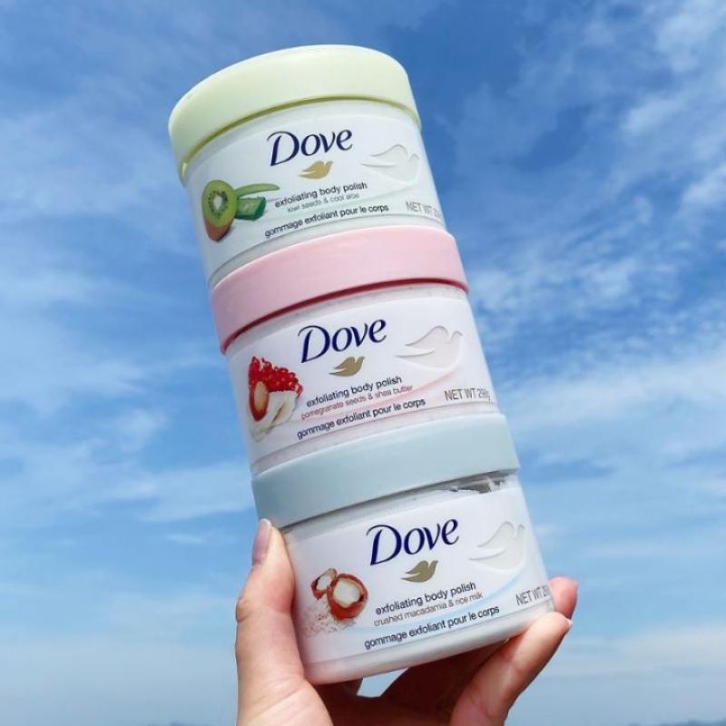 Top 10 Best Body Care Products in Malaysia 2025 8 DOVE-Ice-Cream-Series-Exfoliating-Body-Polish-Scrub-