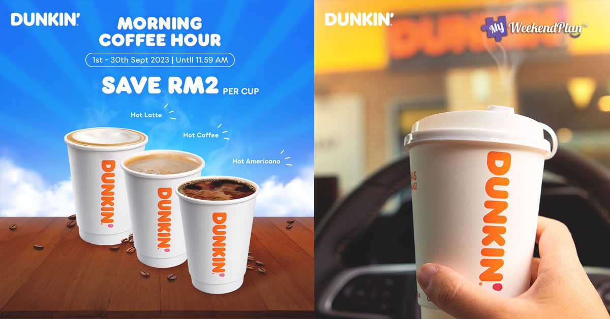 Dunkin' September Coffee Save RM2 Off Promotion