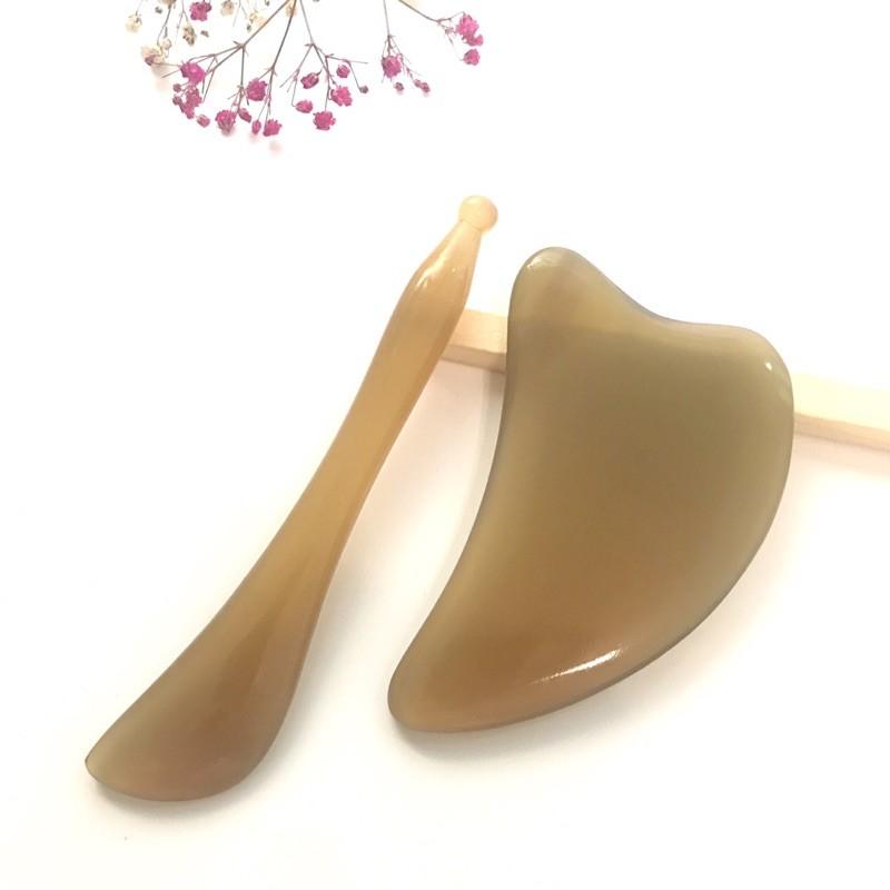 Top 9 Best Gua Sha Facial Massagers in Malaysia 2025 10 FLORASUGARMALL-White-Buffalo-Horn-Massager-Guasha