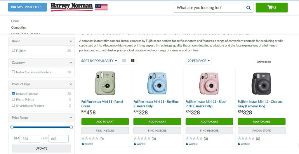 Top 10 Best Polaroid Film Camera Online Stores in Malaysia 2025 9 Harvey-Norman