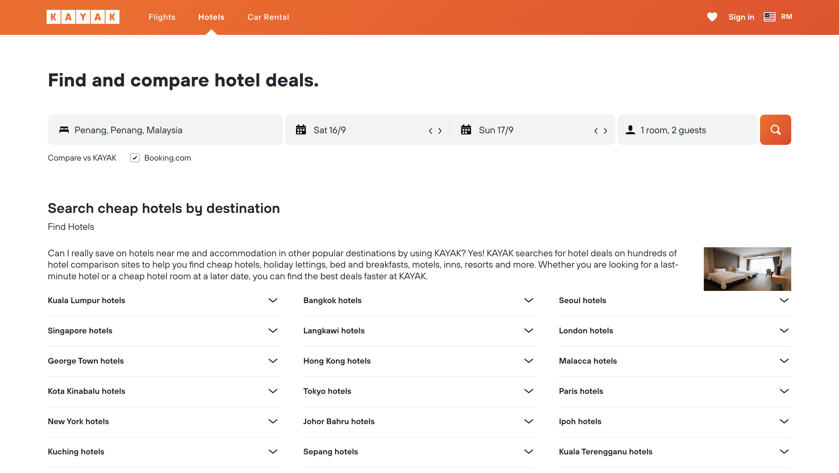Top 8 Best Hotel Booking Sites in Malaysia 2025 17 KAYAK