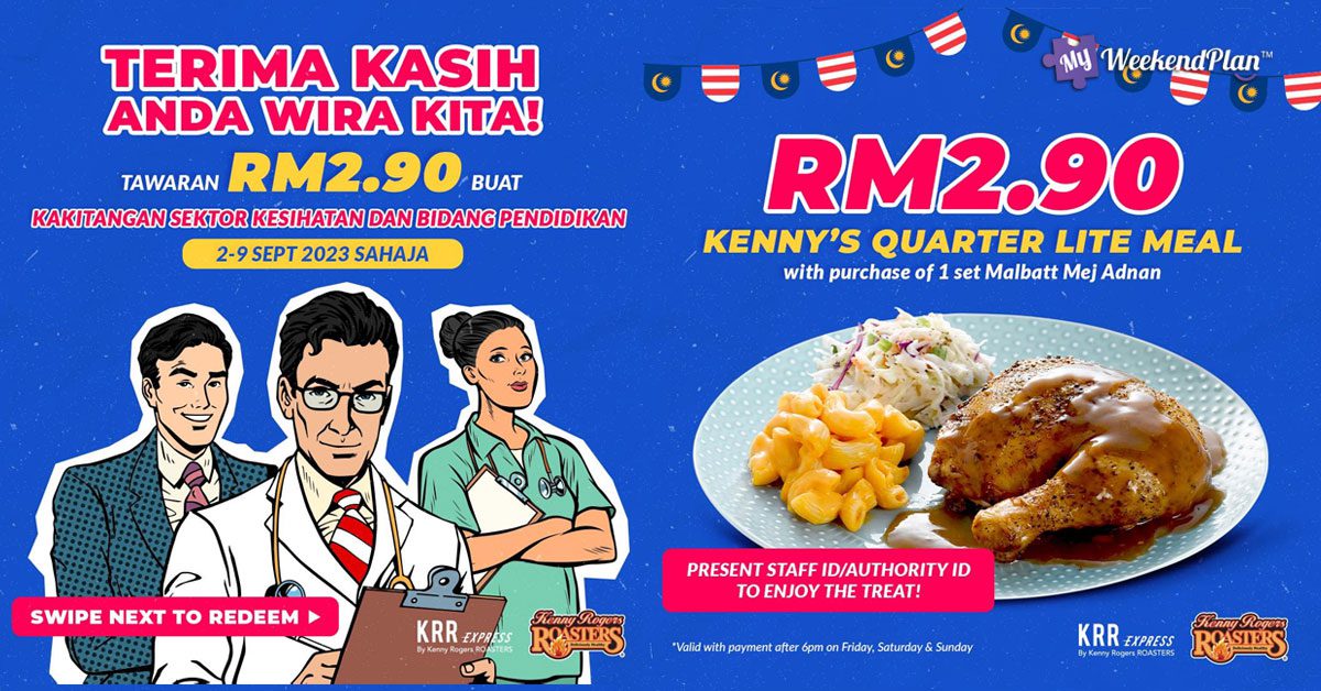 Kenny Rogers Roasters RM2.90 Quarter Lite Promotion