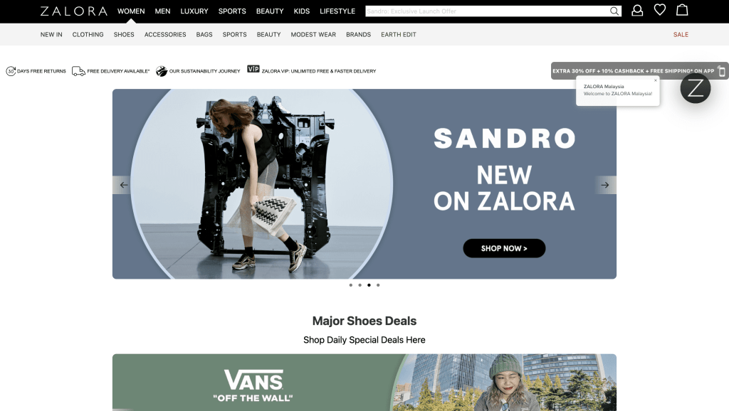 Top 15 Best E-Commerce Sites in Malaysia 2025 7 Screenshot -- at .. PM