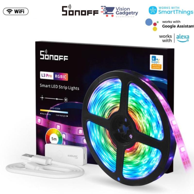 Top 10 Best Indoor LED Strip Lights in Malaysia 2025 11 Sonoff-L-PRO-RGBIC-Smart-LED-Light-Strip
