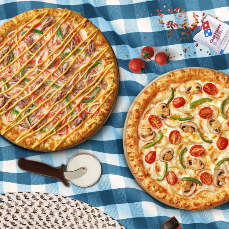Domino's Pizza 2 for RM2 Malaysia Day Deal 2 promo--